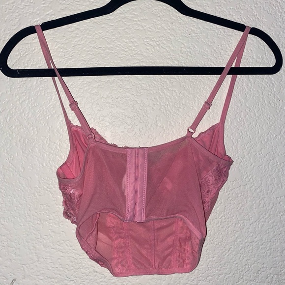 I am selling a cowl crop top from Tilly’s it is a corset front and back - Picture 2 of 2